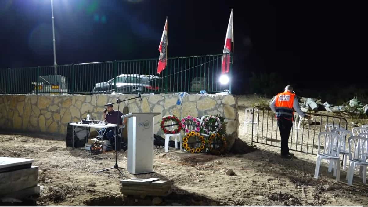 מסע הלווייתו של נתנאל שקרון הי"ד יצא לדרך בעלי זהב שבשומרון | צפו