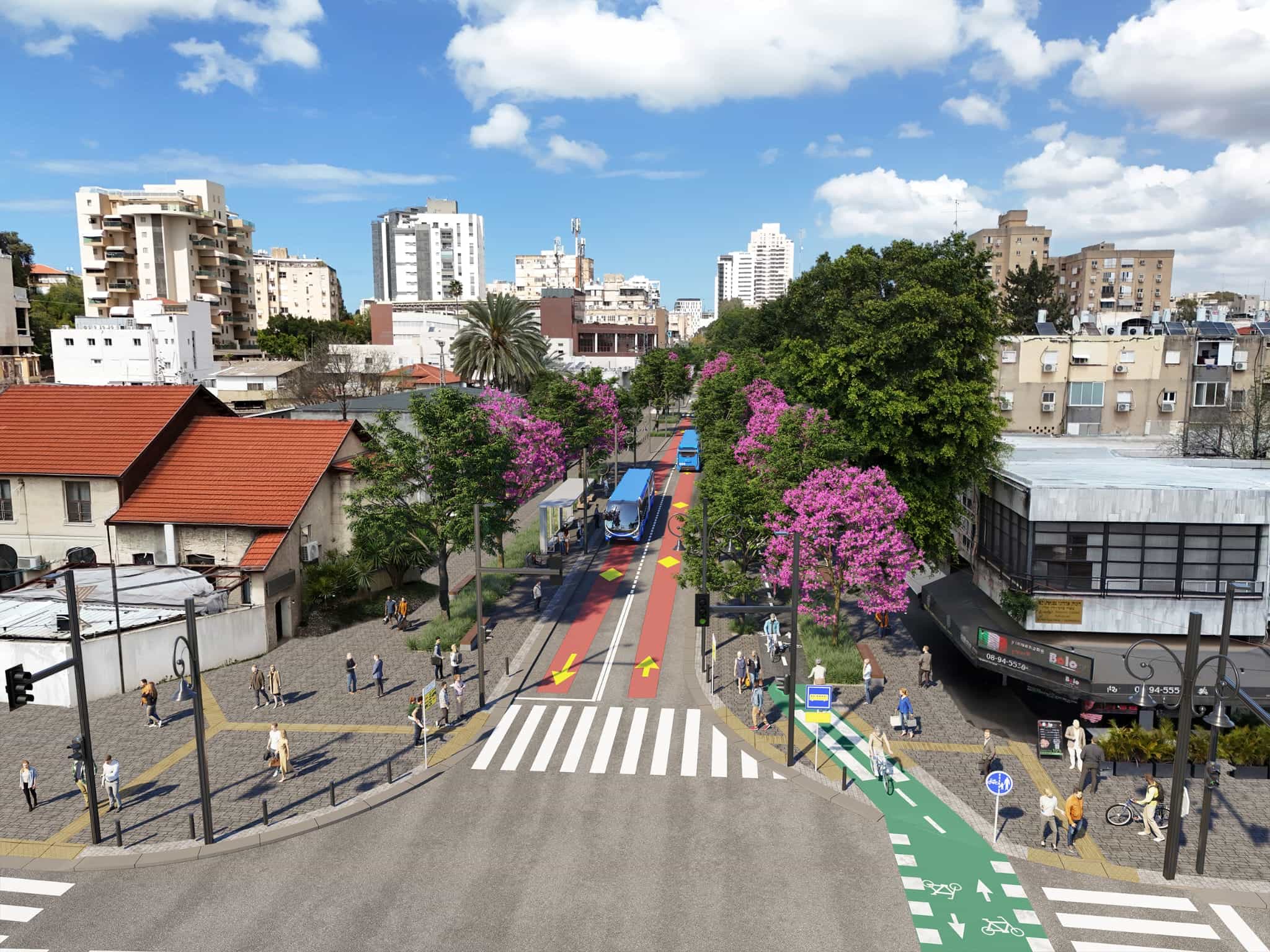 כחלק ממדיניות הפיתוח הסביבתית: השבוע יתבצעו עבודות לילה להעתקת 4 עצי פיקוס ברחובות