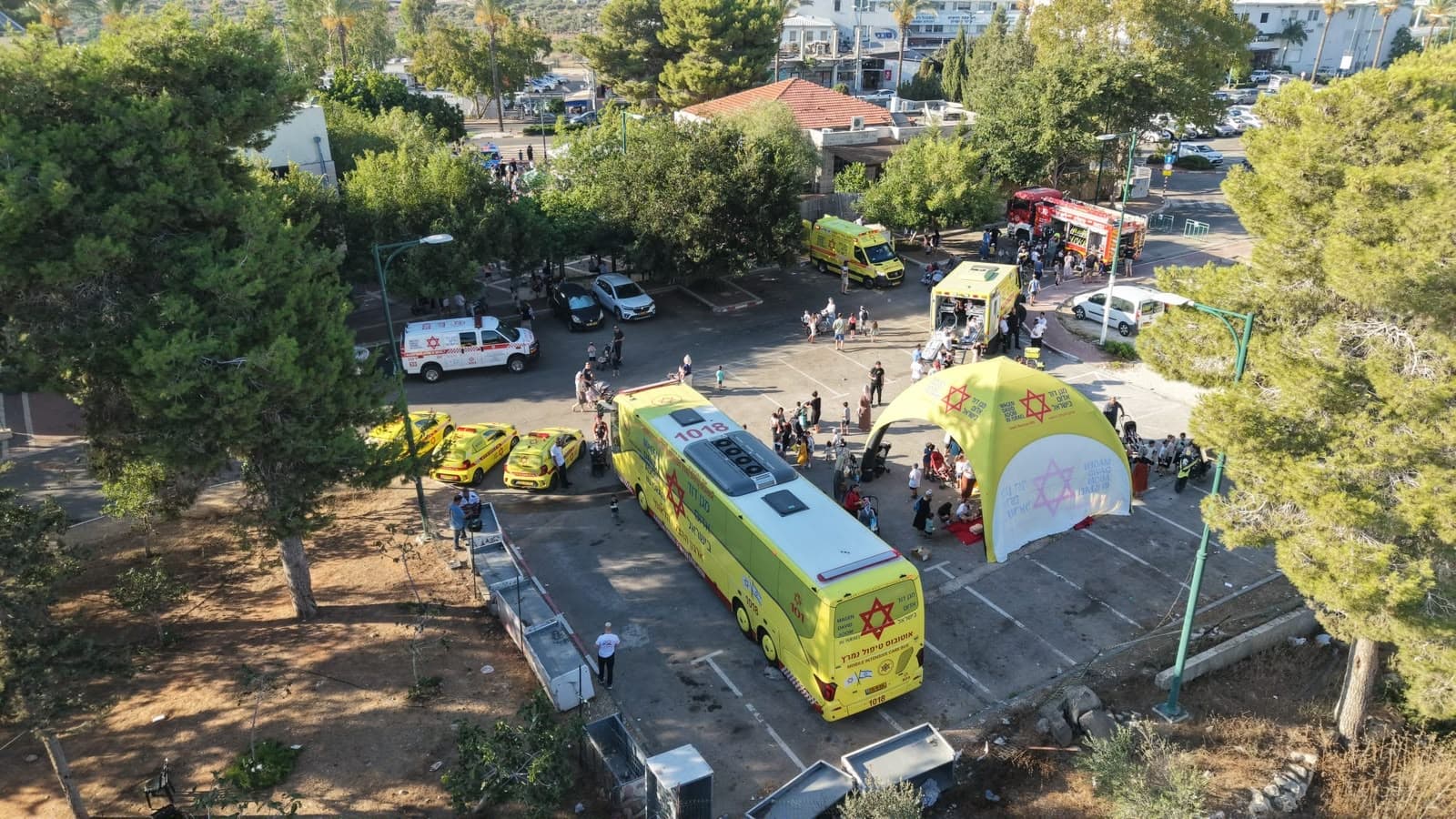 קרני שומרון: מגן דוד אדום לקח חלק ביום קהילה בשיתוף עם כוחות ביטחון והצלה
