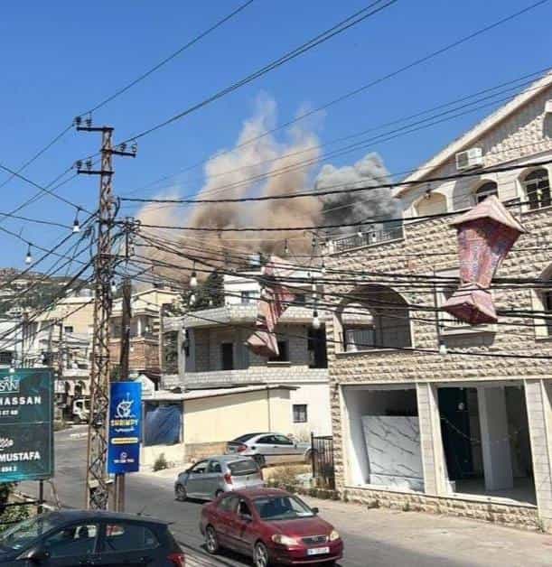 חיל האוויר בגל תקיפות בדרום לבנון: מטוסי קרב תוקפים מטרות במרחב | צפו