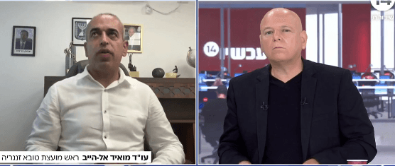 ראש מועצת זנגריה-טובא לבועז גולן: "שמעתי ממקורבים שמתקיימים מגעים בין איזנקוט למנסור עבאס" | צפו