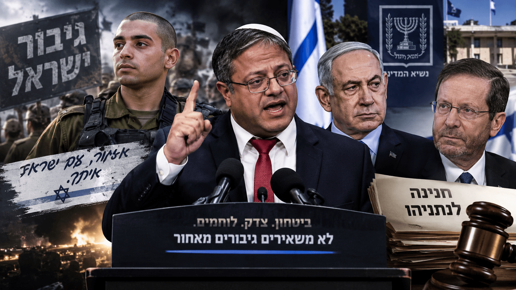 בן גביר: "לאפשר לאלאור אזריה לחזור לצה״ל" – וקרא להרצוג לחון גם את נתניהו