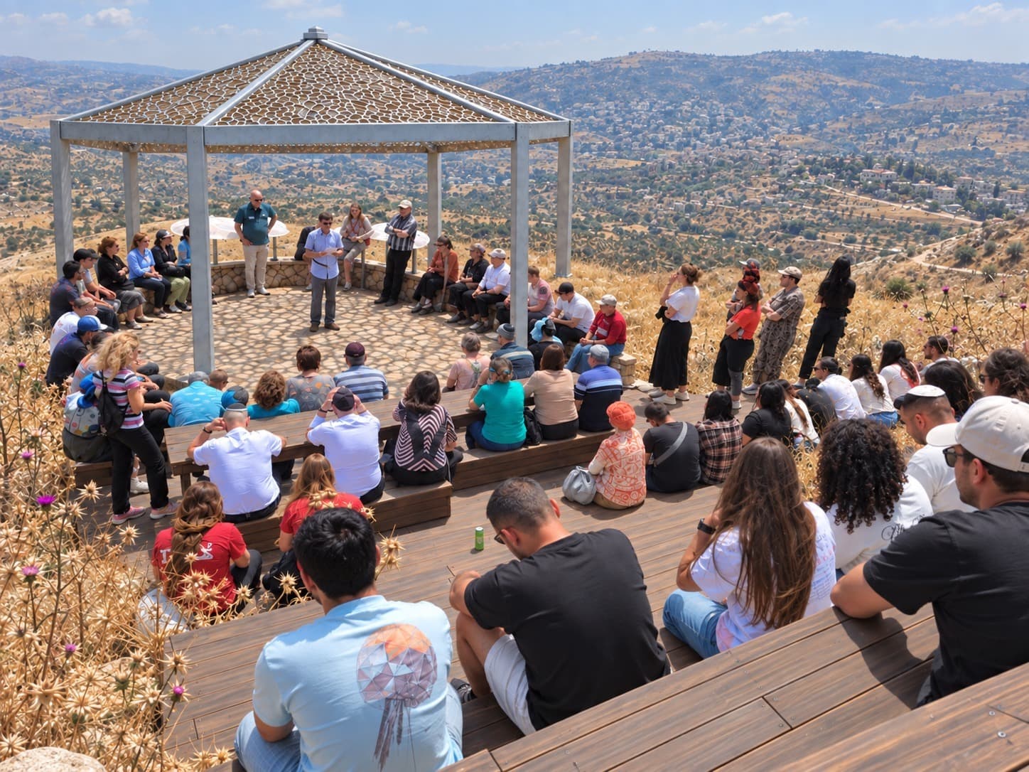 חגיגות סוכות יצאו לדרך: אלפי מטיילים גדשו את אתרי התיירות בשומרון