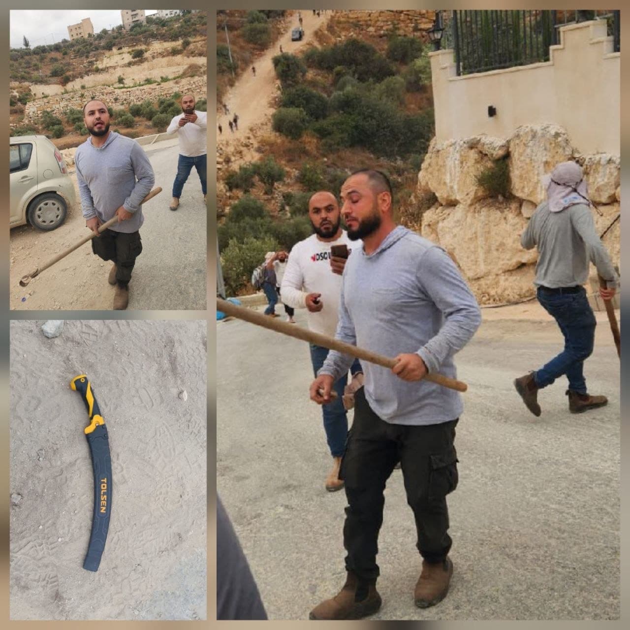 נמנע לינץ׳ בבנימין: מחבלים ואנרכיסטים תקפו רועה צאן באלות ובגז מדמיע