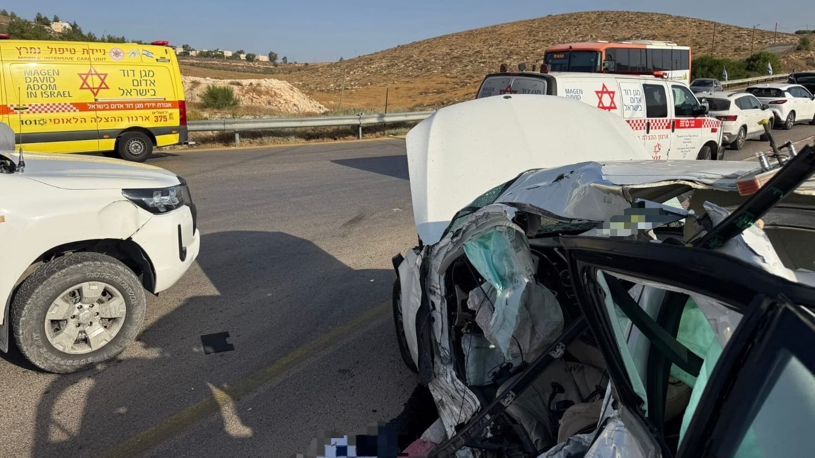 גבר נהרג בתאונת דרכים סמוך למעלה מכמש