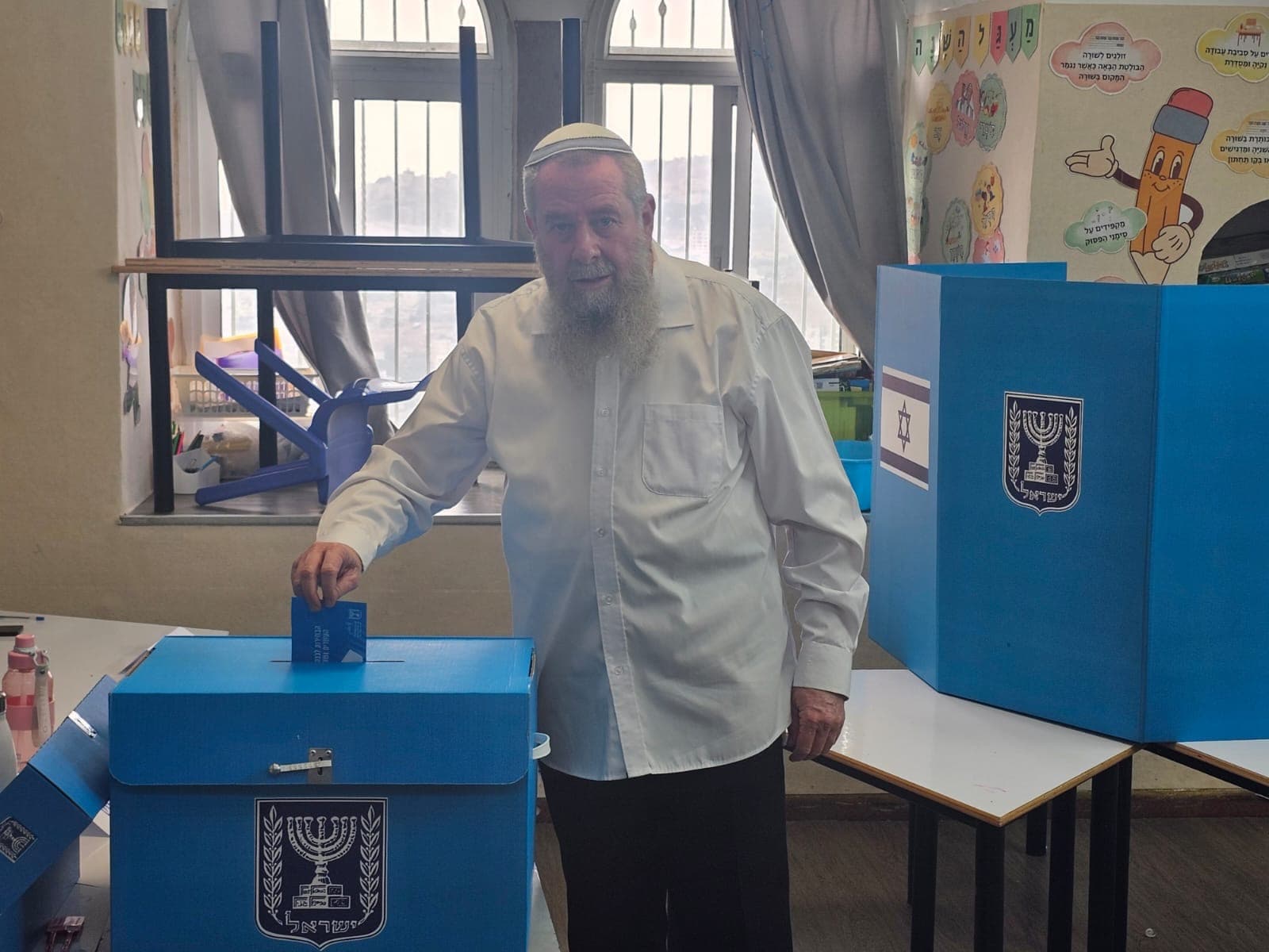 אבי מעוז הצביע בירושלים: ״נעם לישראל רצה עד הסוף – בעז״ה תהיה הפתעת הבחירות״