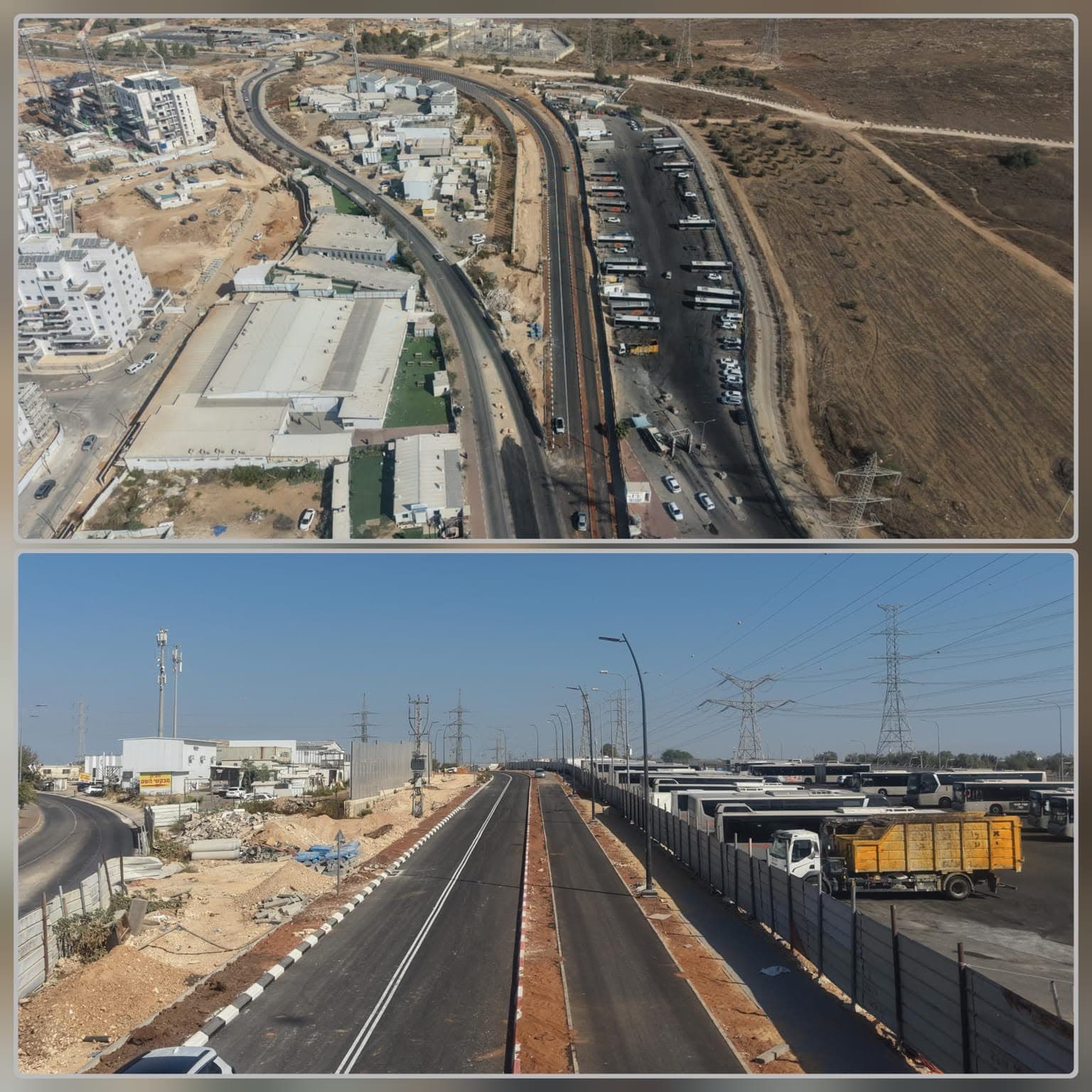 פתח לתנועה: כביש חדש באלעד המחבר בין כיכר המסוף לכיכר מרן