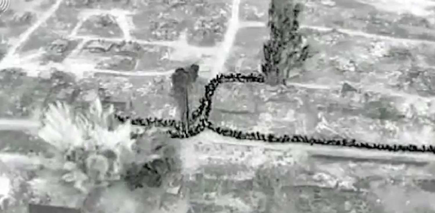 הושמדה מנהרת טרור באורך קילומטר וחצי בצפון רצועת עזה | צפו