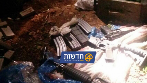 צילום: חדשות 0404 לוחמי גבעתי חשפו רובה ומחסניות במהלך סריקות בחברון