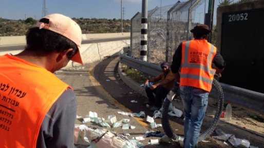צילום: שלמה מור נמשכת בניית הגדר על 443. חיילים: "איך נרדוף אחר מחבלים"? (וידאו)
