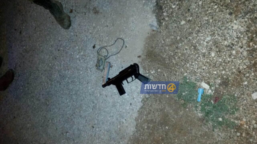 צילום: חדשות 0404 כוחותינו מנצח יהודה תפסו רובה במהלך בידוק ברכב ערבי ליד עפרה