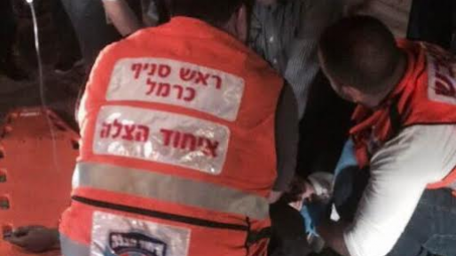 צילום: דוברות איחוד הצלה הולך רגל נפצע קשה מפגיעת רכב במחלף מסובים