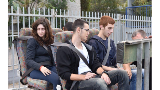 צילום: חדשות 0404 יום שיא בנושא בטיחות בדרכים בחטיבה העליונה רוגוזין