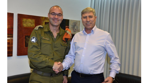 צילום: חדשות 0404 ערוכים לשעת חירום: מפקד מחוז חיפה בפיקוד העורף אל"מ צביקה צורן ביקר בקרית אתא