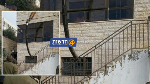 צילום: שלמה מור תיעוד בלעדי מאיטום בית מחבל בג׳בל מוכבר