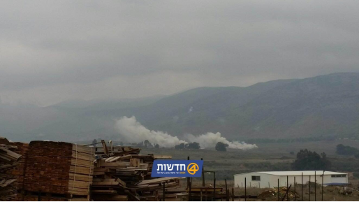 צילום: חדשות 0404 כלי צה"לי עלה על מטען חבלה בגבול לבנון – צה"ל השיב בירי ארטילרי