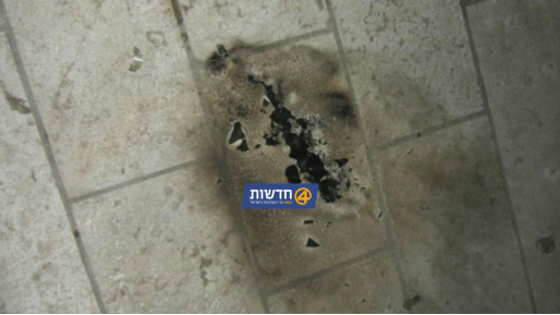 צילום: חדשות 0404 פיגוע תבערה בירושלים: בקת"ב הושלך לעבר בית