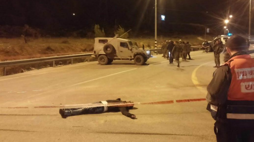 צילום: דוברות גוש עציון שלושה מחבלים חוסלו לאחר שניסו לבצע פיגוע דקירה בצומת הגוש