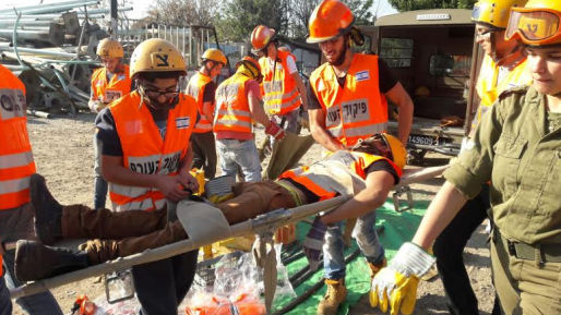 צילום: דוברות תלמידי התיכונים בקרית גת השתתפו בקורס סע"ר במסגרת תכנית מוגנות חברתית