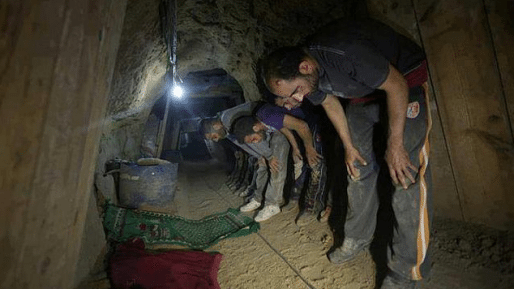 צילום: תקשורת ערבית לפחות 12 מחבלים חוסלו בפיצוץ המנהרה. הג׳יהאד האסלאמי: ״ישראל הכריזה מלחמה״