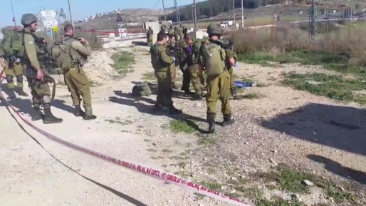 צילום: הצלה יו ניסיון פיגוע דקירה ליד חטמ"ר שומרון – המחבל חוסל