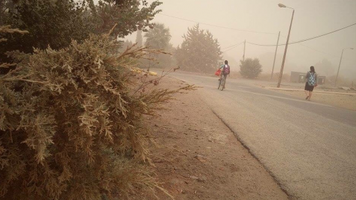 צילום: גרישה מרטינוב מחר בבוקר חזוי זיהום אוויר גבוה מאוד בנגב ובאילת עקב סופות חול ואבק