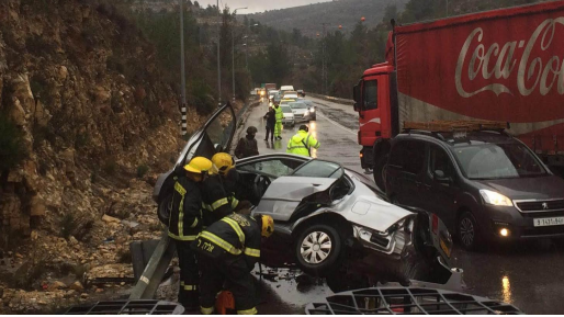 צילום: דוברות כב צעיר נהרג בהתהפכות רכב צפונית לעפרה