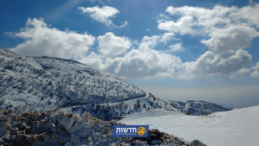 נוף מהמם בארצנו המושלמת: כך זה נראה ממוצב בחרמון