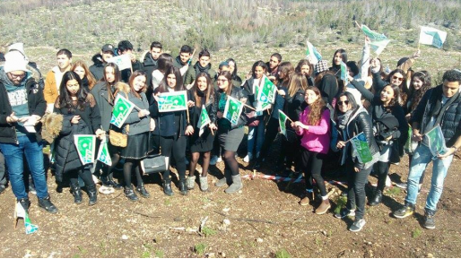 צילום: חדשות 0404 40 צעירים מצרפת נטעו 40 עצים ביער צרעה