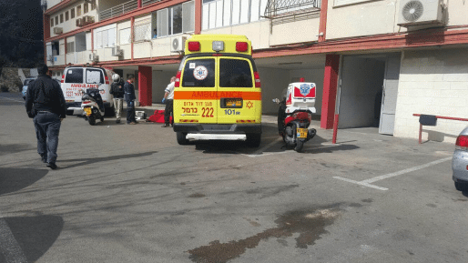 צילום: דוברות איחוד הצלה פצוע בינוני בשריפה בדירת מגורים באשדוד