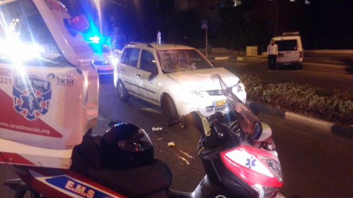 צילום: דוברות איחוד הצלה בן 80 נפצע קשה-אנוש מפגיעת רכב בחולון