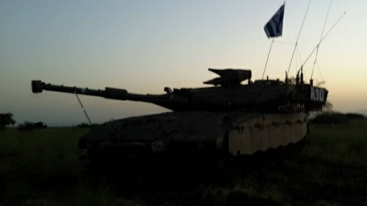 צילום: 0404 במהלך תרגיל: טנק ירה בשוגג על מבנה נטוש בעזה, האירוע מתוחקר