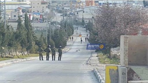 לוחמי משמר הגבול עצרו שני ערבים בחשד שהבעירו צמיגים ויידו אבנים מצפון לירושלים