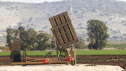 צילום: 0404 הותר לפרסום: סוללת כיפת ברזל נפרסה במרכז הארץ