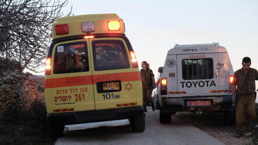 צילום: דוברות מד נקבע מותו של הצעיר שנדקר ע״י מחבל ערבי בשער בנימין