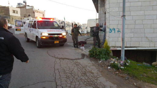 צילום: ישי פליישר מחבלת נוטרלה בניסיון פיגוע בעיקול 160 בחברון