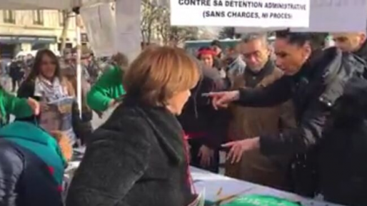 צילום: OJE צפו: משטרת פריז לא מאשרת להפגין עם שלטים כנגד ישראל