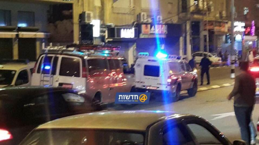 צילום: Mosa Bsoul האלימות בחברה הערבית: רימון הושלך לעבר לשכת משרד הבריאות בנצרת