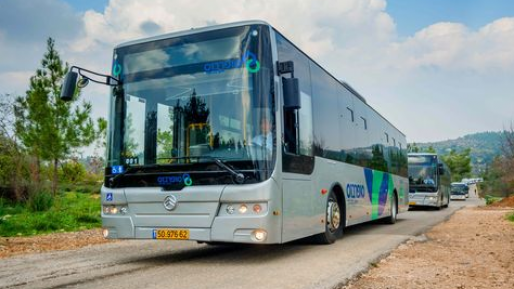 צילום: יח רוב הנוסעים כבר ישנים ובסופרבוס נזכרו להודיע שמחר ישבתו