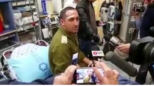 צילום: חדשות 0404 רועי הראל, שהותקף ע״י מחבלים ביישוב עלי, שוחרר לביתו