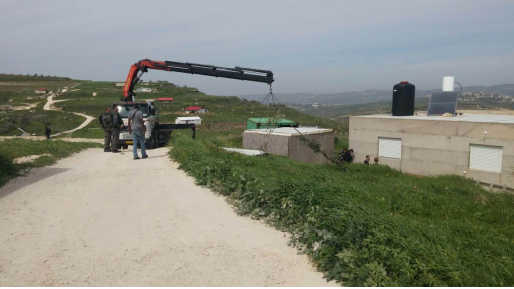 צילום: חדשות 0404 "סדרי העדיפויות" של משרד הביטחון: החרמת מכולה בחוות גלעד