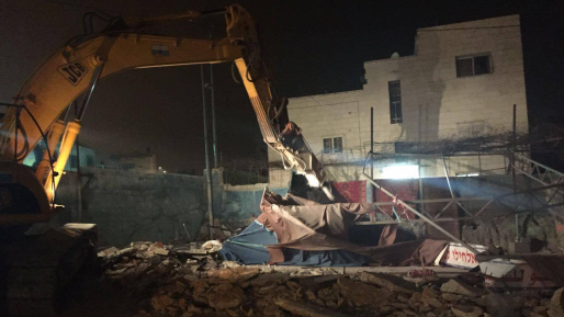 צילום: חדשות 0404 המנהל הרס תחנת דלק ו-15 מבנים ערבים בלתי חוקיים