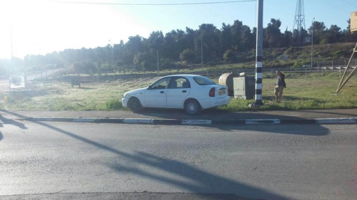 צילום: יהודה שפירא, גוש עציון הבדיקה העלתה: לא היה ניסיון דריסה בכביש 465