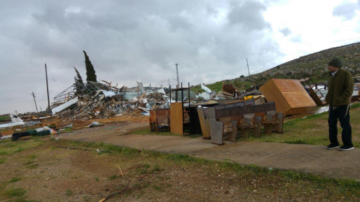 צילום: חדשות 0404 ביום שבו נהרס בית כנסת, התגלה מסגד בלתי חוקי חדש