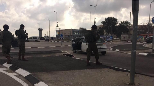 צילום: דניאל טויזר ניסיון פיגוע דקירה בצומת הגוש – מחבל חוסל