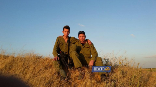 צילום: חדשות 0404 אב במילואים ובן בסדיר נפגשו במקרה בתרגיל גדודי