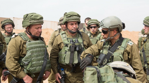 צילום: דובר צה הרמטכ"ל סייר באזור מציאת המנהרה ושיבח את הכוחות