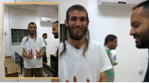 צילום: ארנון סגל יו"ר ארגון "חוזרים להר" חגג את ליל הסדר במעצר
