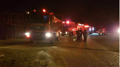 צילום: דוברות כב שריפה פרצה ביער בהר תבור