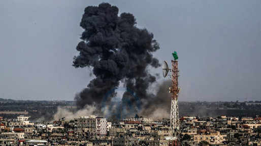 צילום: תקשורת ערבית צה״ל תקף את דירתו המבצעית של מפקד מערך הכטב